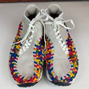 Nike Footscape Woven Chukka Rainbow Size 9.5‎